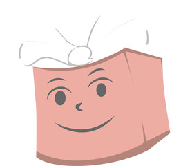 cute christmas gift box cartoon decoration