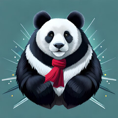 cute panda, png
