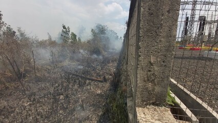 Dry land tropical forest fires that occurred in South Kalimantan, Borneo, Indonesia, source of...