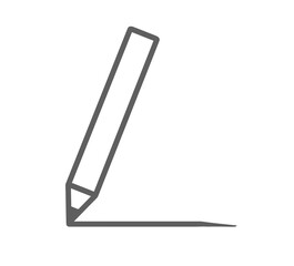 シンプルなモノクロの鉛筆