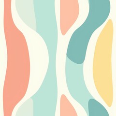 pastel color abstract minimal seamless pattern