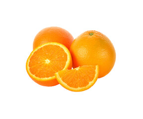 Fototapeta na wymiar Orange fruit transparent png