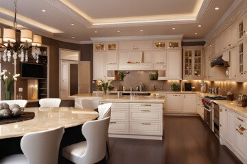 interior of a restaurant,room interior,
Generative AI