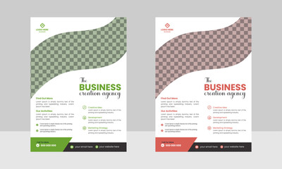 Creative Modern Business Multipurpose Brochure Template Design, VectorTemplate Design In A4 Size.
