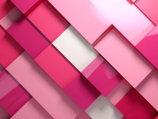 Pink and white blocks background