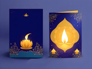 diwali greeting card template