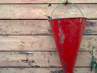metal fire bucket