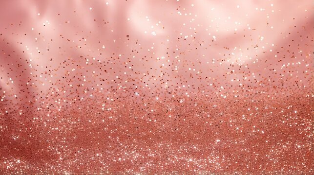 Rose gold glitter texture - pink sparkling shiny wrapping paper for christmas, holidays, weddings, and greetings
