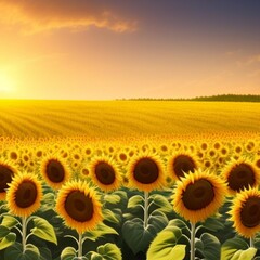 field of sunflowers