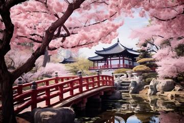 Fototapeta premium Paisaje japonés