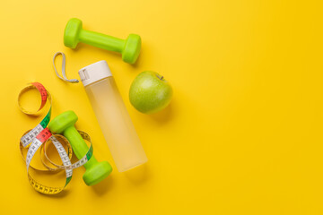 Healthy lifestyle, sport and diet concept