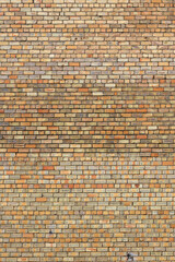 yellow brick wall as background