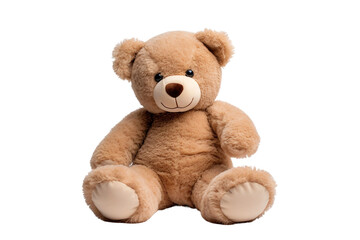 Teddy Bear isolated on transparent background, Generative Ai