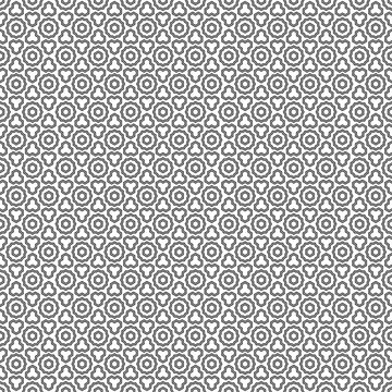 Vector modern oriental geometric seamless halftone pattern