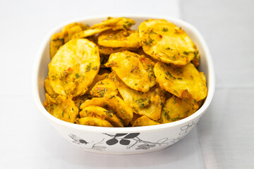 Indian Potato Bhajia or Pakora