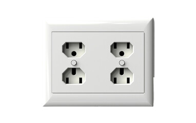 Electrical Socket Designs Isolated on a Transparent Background. Generative Ai