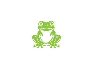 Premium frog logo vector, vector and illustration,