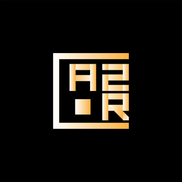 AZR letter logo abstract creative design. AZR unique design, AZR minimalist element design.	