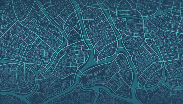 Abstract Transportation Background Ideal for transportation-related designs, websites, and promotional materials. Vector illustration Top view of the city, showcasing the buildings, comprehensive view