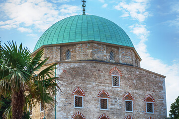 View of the mosque in Pecs,Hungary.