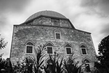 View of the mosque in Pecs,Hungary.