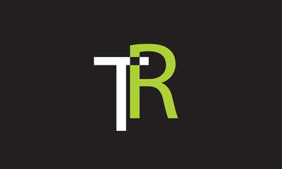 Tr Initial letter logo design