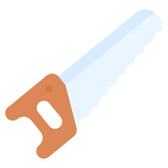 Vector Icon hand saw, Carpentry, tool Crosscut, saw Hand, Wood cutter