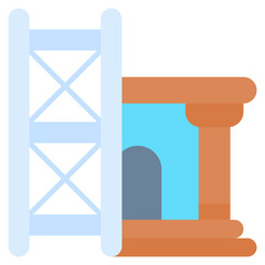 Vector Icon construction, Architecture, Building, City,Development