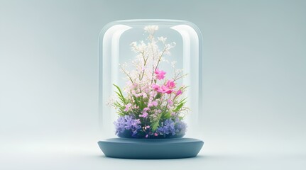 flowers in vase generative ai