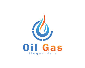 Gas and Oil Logo Template Design, Symbol, Icon