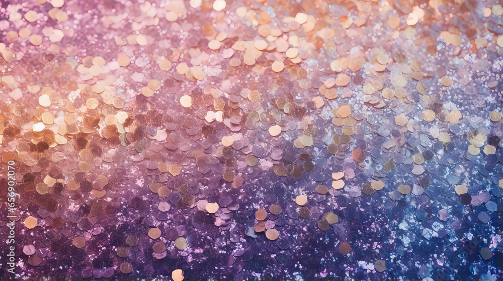 Poster shiny and sparkly glitter background with various colors and textures