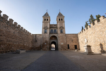 Fototapeta na wymiar Toledo, Spain - April 9, 2023: Puerta de Bisagra