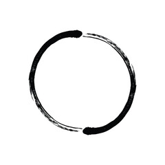 Hand Drawn Circle Shape Abstract rounded shape