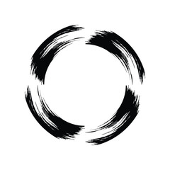 Hand Drawn Circle Shape Abstract rounded shape