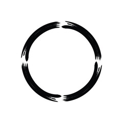 Hand Drawn Circle Shape Abstract rounded shape