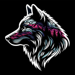 Wolf vector illustration © TheGrand