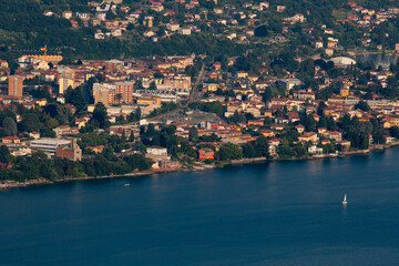 Fototapeta premium Amazing little town of north italy, Lake como.