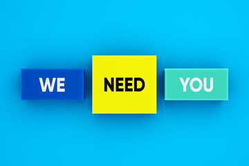 Business employment, recruitment and vacancy announcement.