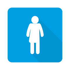 Toilet flat icon. Transgender flat icon. Public WC graphic sign.