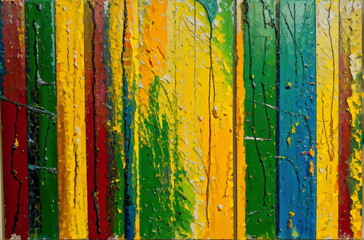 Dynamic Brushwork: Expressive Stripes in Abstract Painting