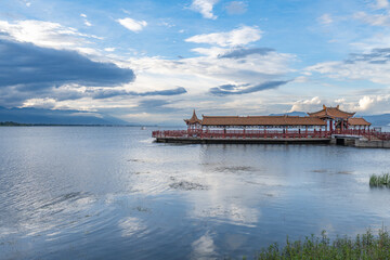Chinese pavillon in Dali, Yunnan province