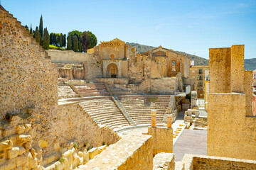 Cartagena, Spain. Roman Theater view