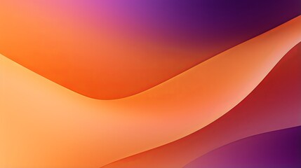 Warm orange and purple gradient background with faint texture and elegant corner design for thanksgiving or autumn website banner or header - obrazy, fototapety, plakaty