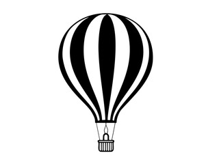 air balloon vector icon flying
