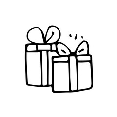 Hand drawn Wedding planner outline doodle design