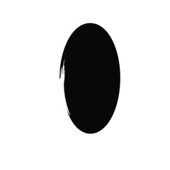Grunge Vertical Oval Shape Filled Abstract rounded shape