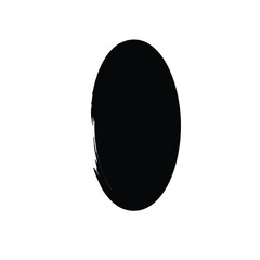 Grunge Vertical Oval Shape Filled Abstract rounded shape