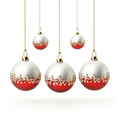red christmas balls
