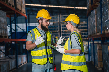 professional technician engineer checking mechanical factory equipment for using on industry machine, foreman with safety hard hat helmet working to maintenance control production job in manufacturing