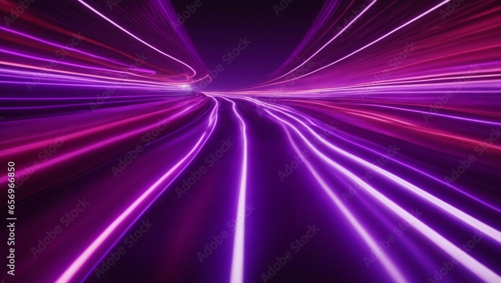 Poster purple fast lines background. speed connection or internet concept.
